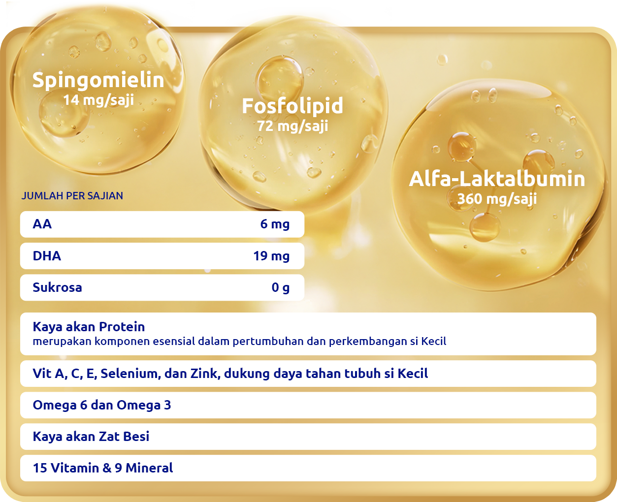 Kandungan S-26 Procal GOLD